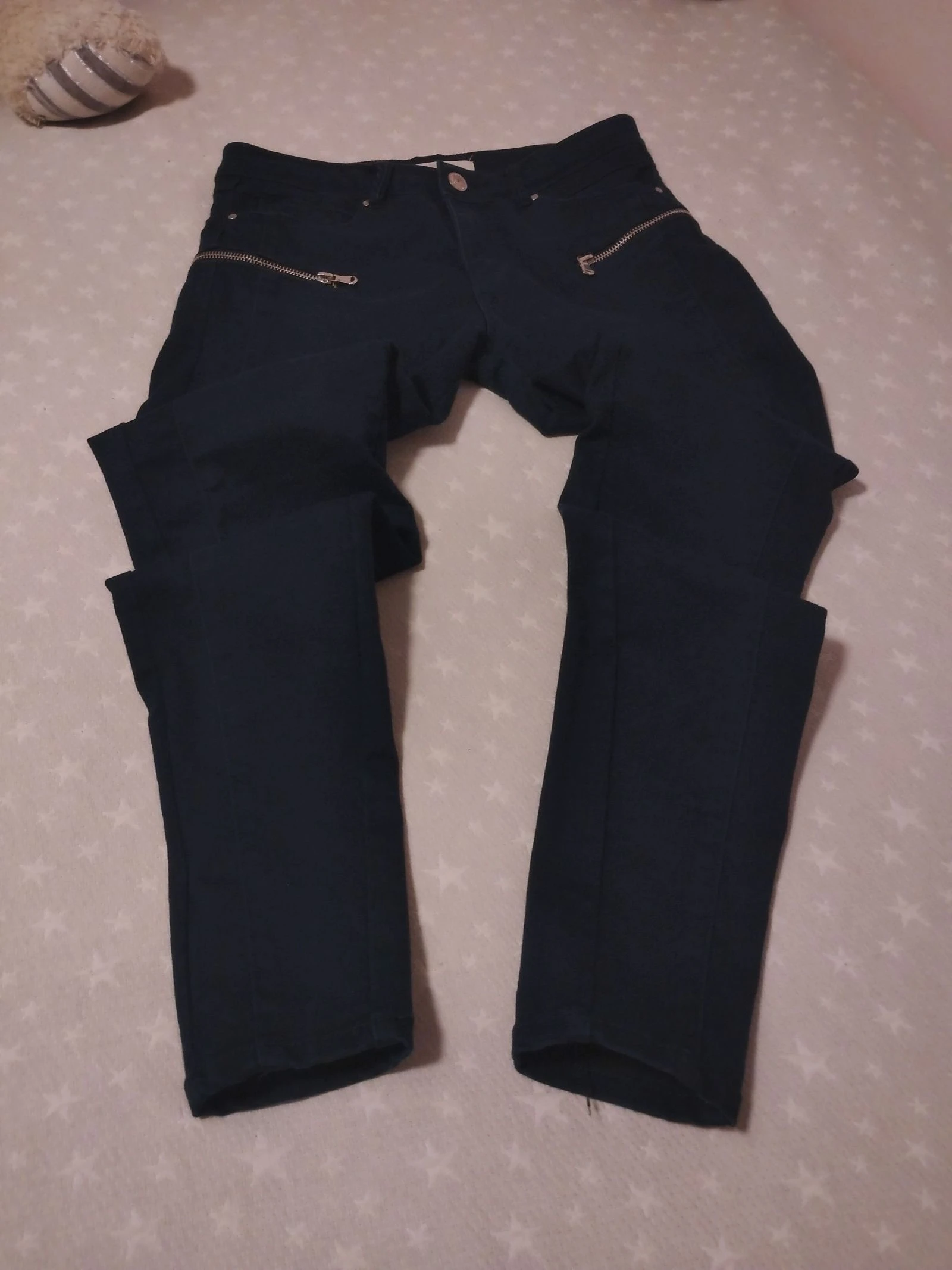 Bershka jeans skinny cano curto com zíperes – photo 3